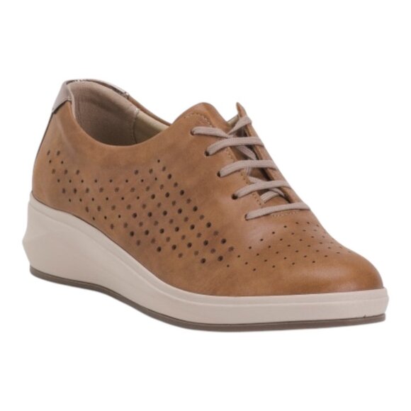 ELITE Made In Portugal Leather Comfort Lace Up Sneakers size various